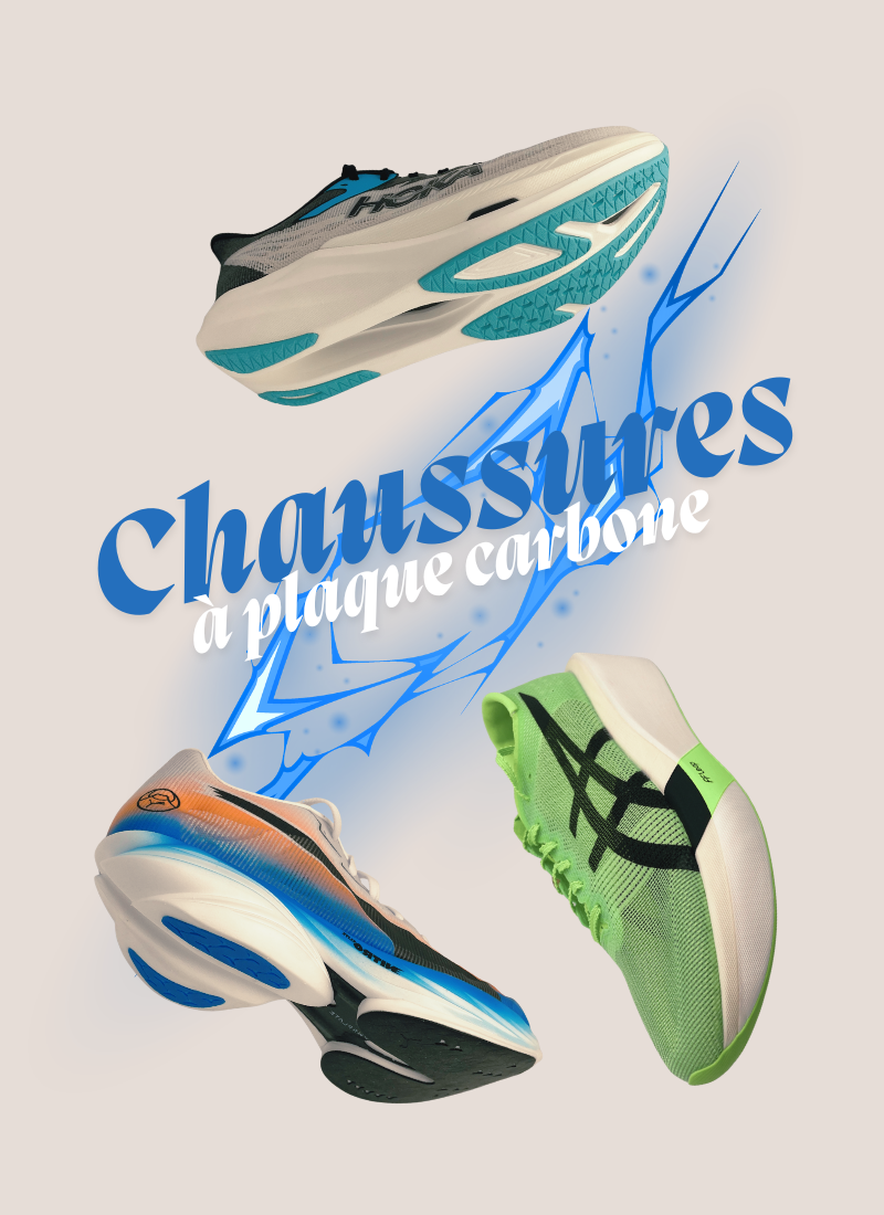 Chaussures à plaque carbone