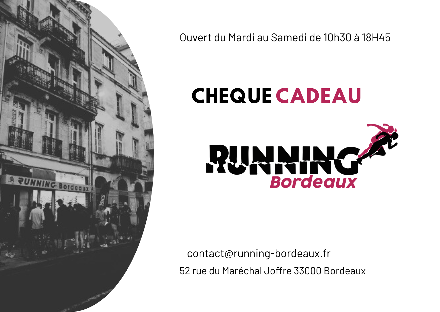 Carte-cadeau Running Bordeaux